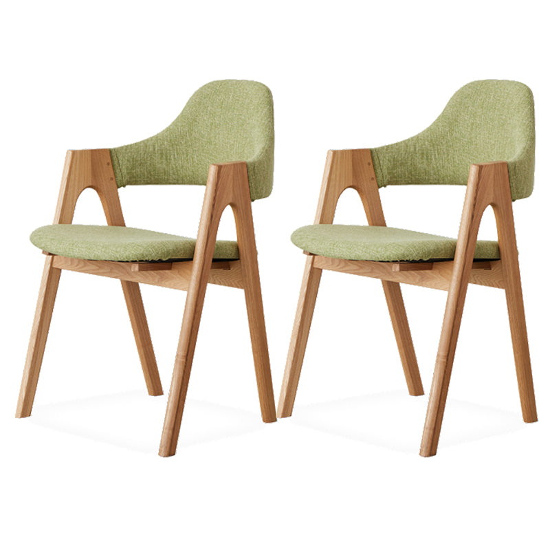 Kitchen Chairs Modern Solid Wood Armless Chairs for Dining Room