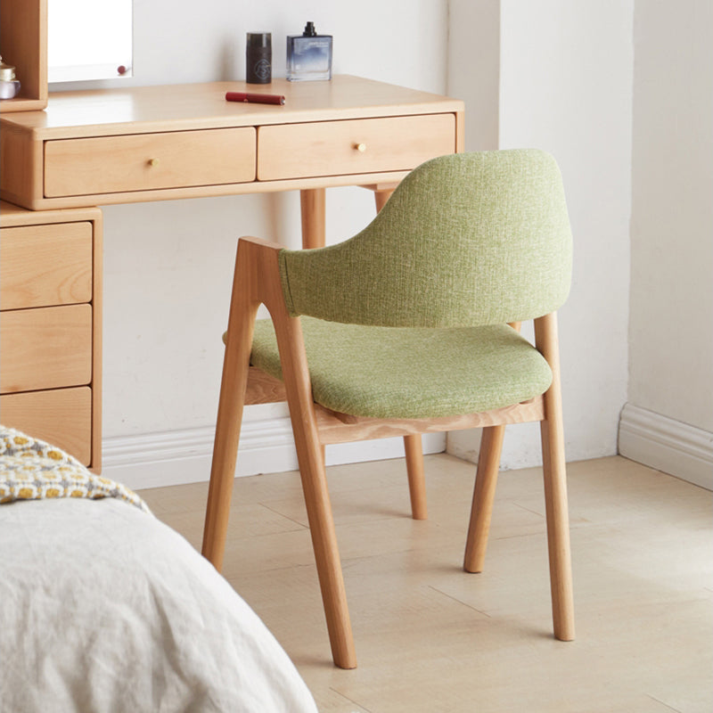 Kitchen Chairs Modern Solid Wood Armless Chairs for Dining Room