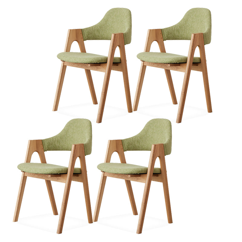 Kitchen Chairs Modern Solid Wood Armless Chairs for Dining Room