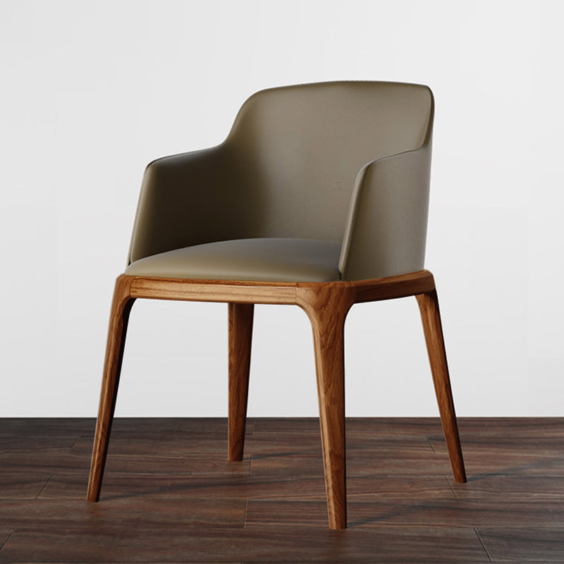 Kitchen Side Chairs Modern Solid Wood Dining Room Chair for Home