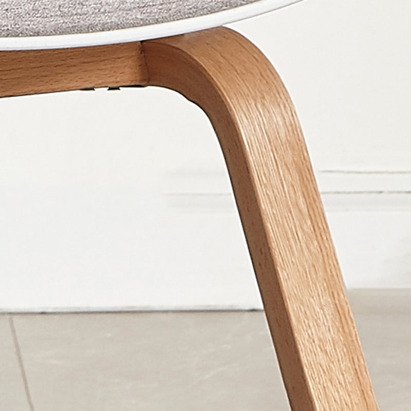 Arm Dining Chairs Modern Style Wooden Side Chairs for Dining Room