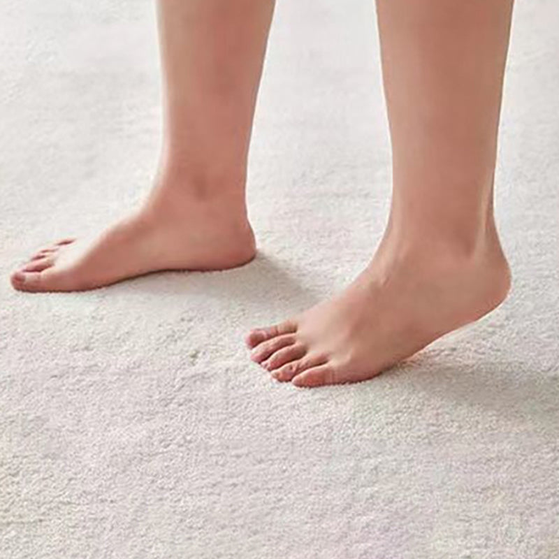 Beige Modern Area Rug Polyester Plant Rug Stain Resistant Rug for Living Room