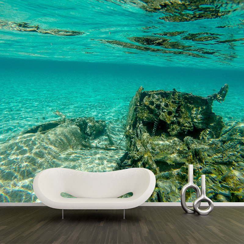 Undersea Environment Friendly Photography Wall Mural Drawing Room Wallpaper