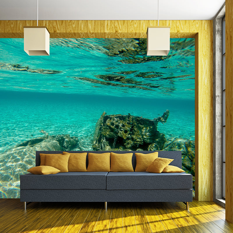 Undersea Environment Friendly Photography Wall Mural Drawing Room Wallpaper