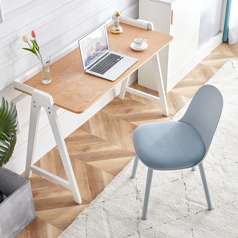 Modern Style Side Chair Plastic Upholstered Dining Side Chair for Indoor