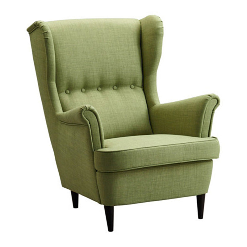 Tufted Back Wingback Chair Rolled Arms Accent Chair, 37.80" W √ó 32.28" L √ó 39.76" H