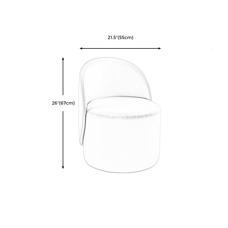 Nordic Retro Corduroy Single Sofa Chair Household Simple Single Chair Small Family