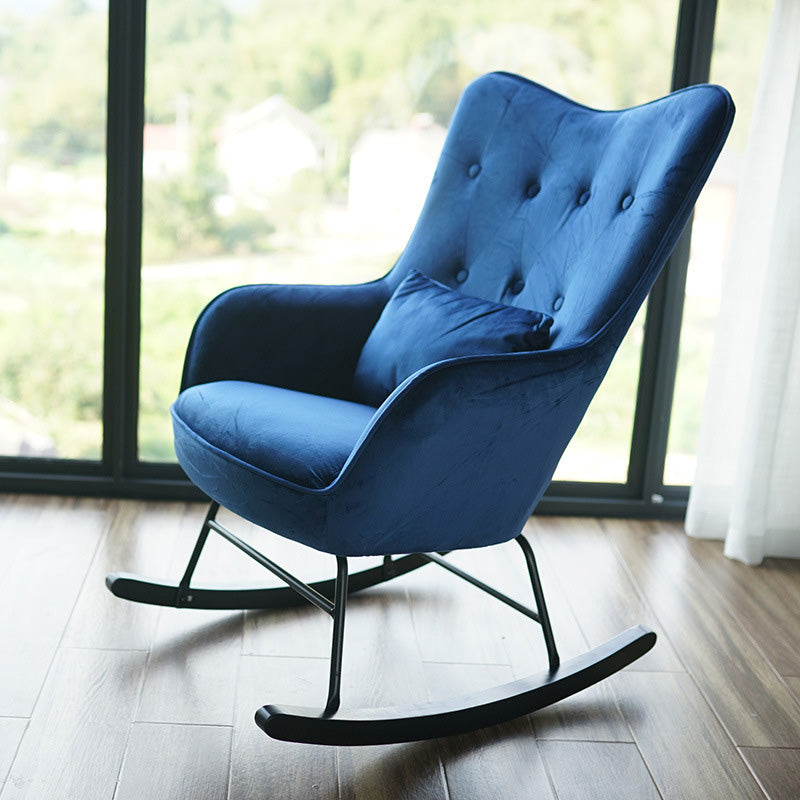 25.9"Wide Wingback Chair with Sled Base Tufted Back Arm Chair