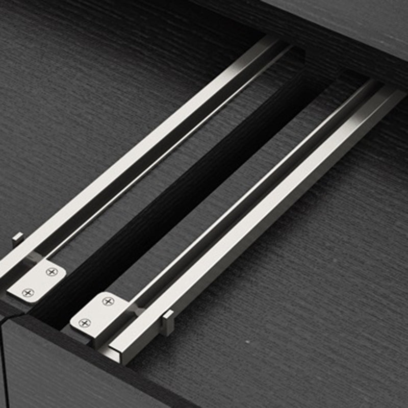 15.7"H Modern Metal Cross Leg Wood Rectangular Table Top Coffee Table