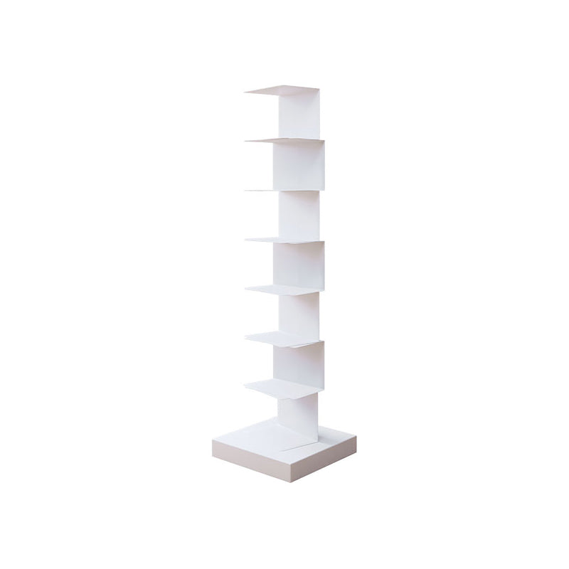 Closed Back Bookshelf Contemporary Style Invisible Bookcase for Study Room