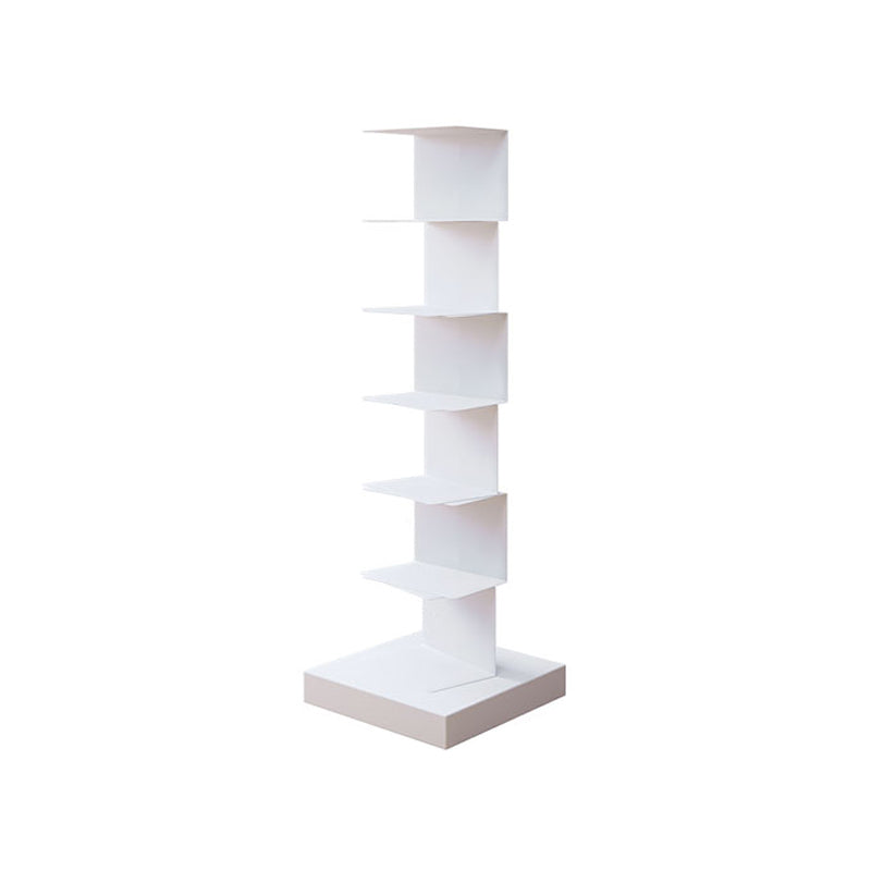 Closed Back Bookshelf Contemporary Style Invisible Bookcase for Study Room