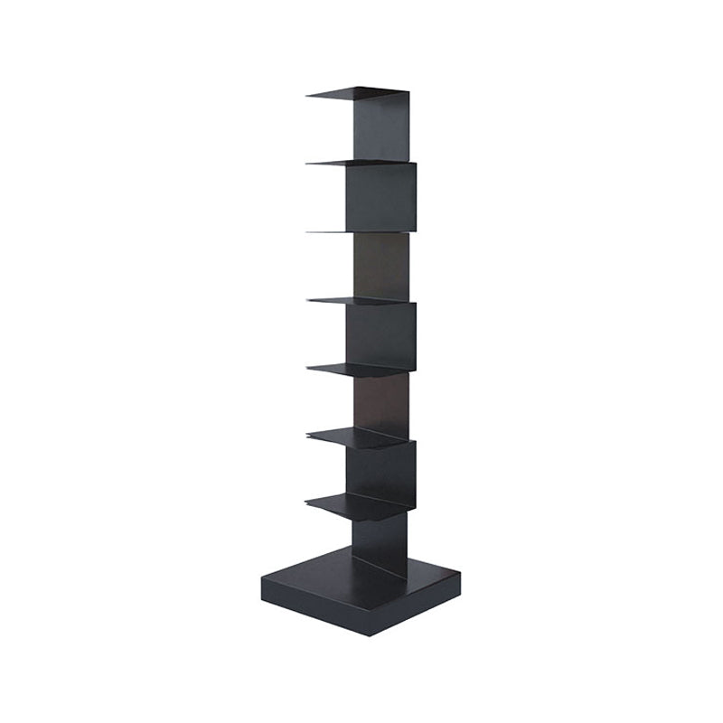 Closed Back Bookshelf Contemporary Style Invisible Bookcase for Study Room
