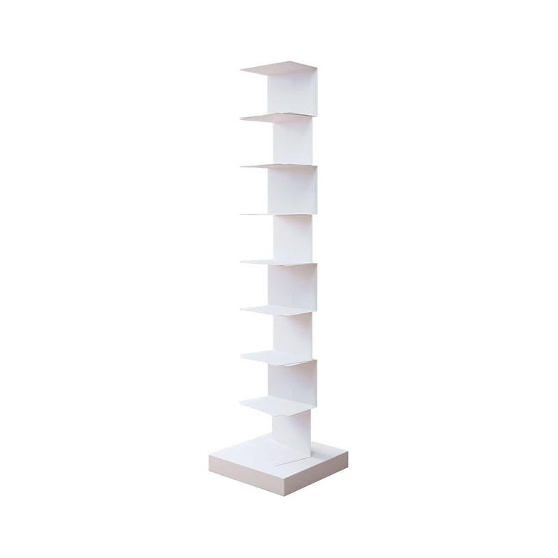 Closed Back Bookshelf Contemporary Style Invisible Bookcase for Study Room