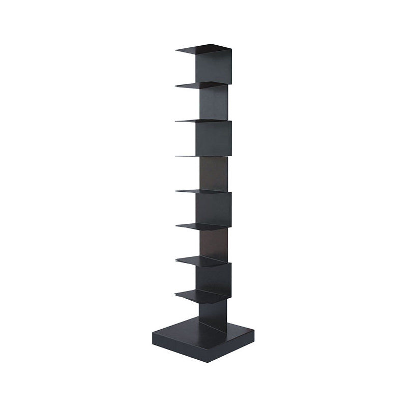 Closed Back Bookshelf Contemporary Style Invisible Bookcase for Study Room