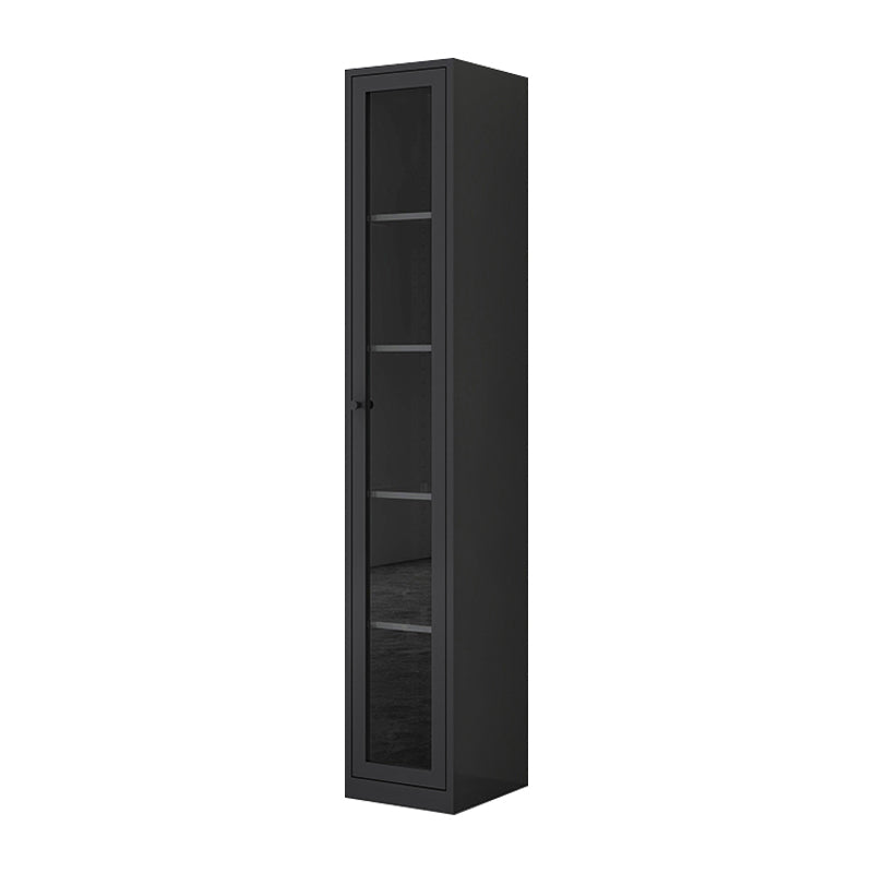 Scandinavian Style Bookcase with Door Shelf Bookcase for Home and Office