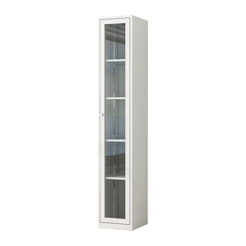 Scandinavian Style Bookcase with Door Shelf Bookcase for Home and Office