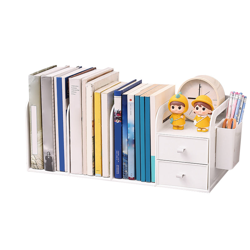 Contemporary Style Bookcase Plastic Bookshelf for Office and Dormitory
