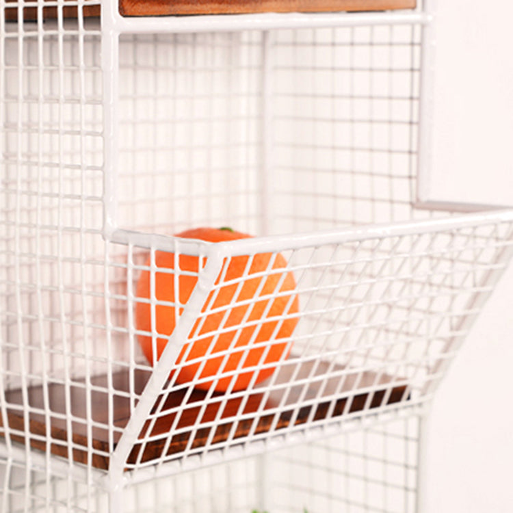 Industrial Wall Unit Bookshelf with Iron Frame Pine Wood Shelf