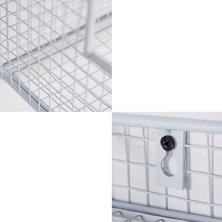 3/4-Shelf Industrial Wall Unit Bookshelf Iron Frame Pine Wood Bookshelf