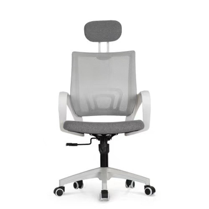 Modern Style Ergonomic Task Chair Tilt Mechanism Office Chair with Fixed Arms