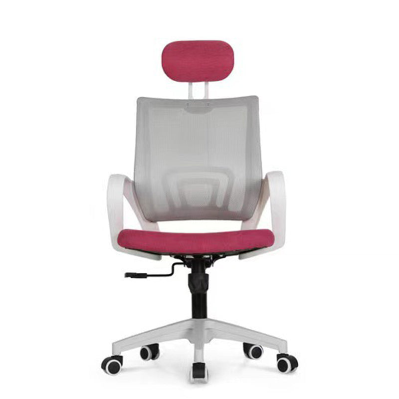 Modern Style Ergonomic Task Chair Tilt Mechanism Office Chair with Fixed Arms