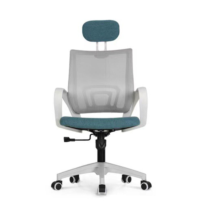 Modern Style Ergonomic Task Chair Tilt Mechanism Office Chair with Fixed Arms