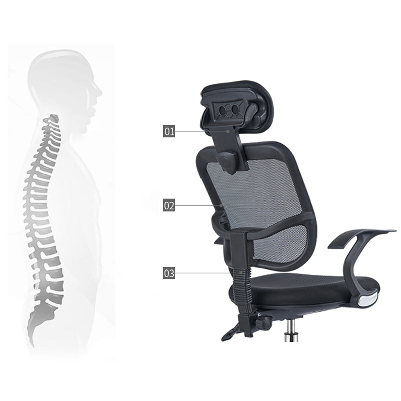 Modern & Contemporary Office Chair Ergonomic Height-adjustable Office Chair
