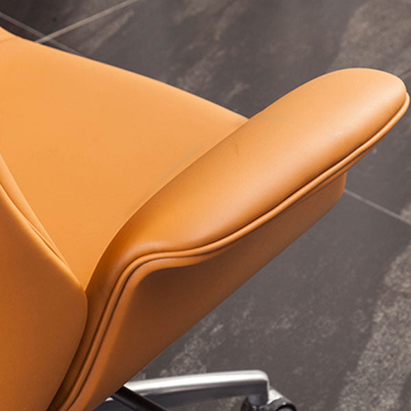 Modern Executive Chair Leather Swivel Tilt Mechanism Managers Chair