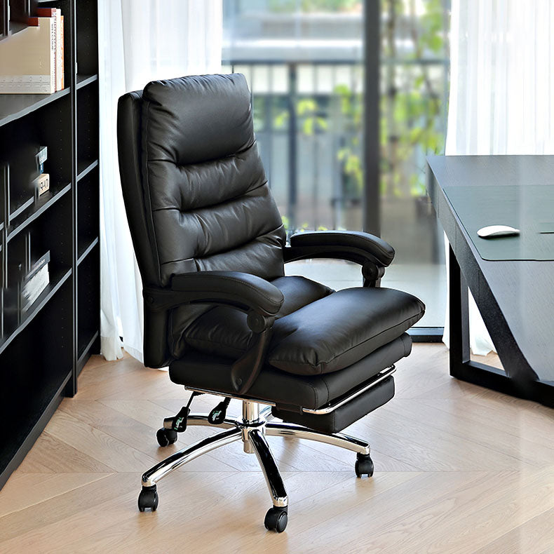 Contemporary High Back Executive Chair Lumbar Support Ergonomic Managers Chair
