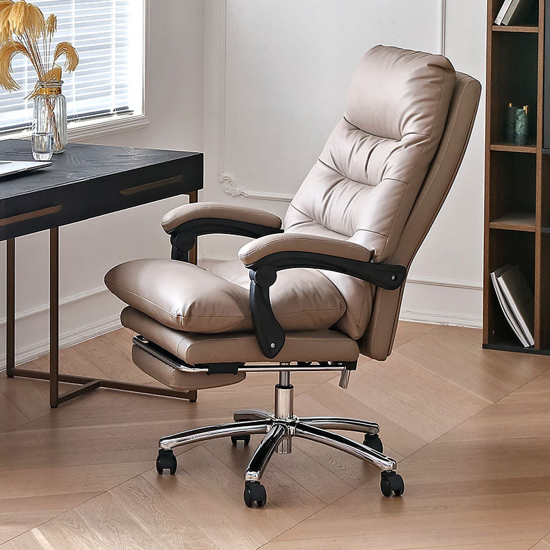 Contemporary High Back Executive Chair Lumbar Support Ergonomic Managers Chair