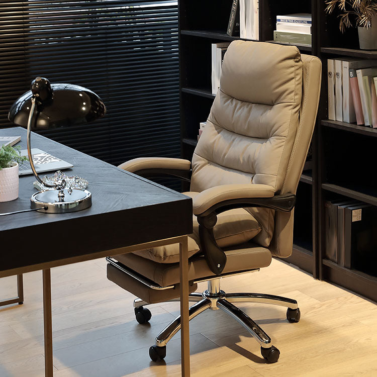 Contemporary High Back Executive Chair Lumbar Support Ergonomic Managers Chair