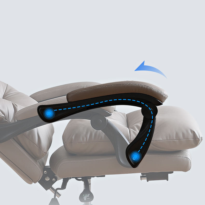 Contemporary High Back Executive Chair Lumbar Support Ergonomic Managers Chair