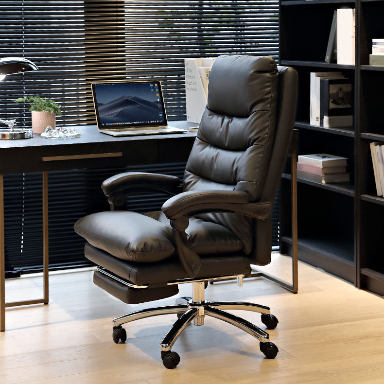 Contemporary High Back Executive Chair Lumbar Support Ergonomic Managers Chair