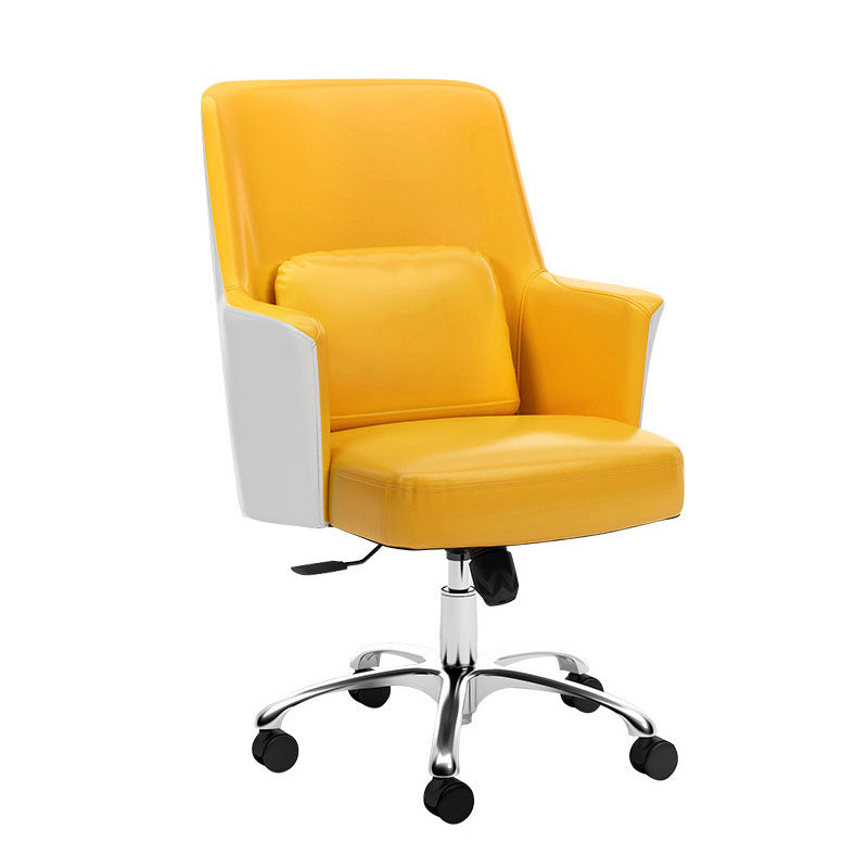 Modern & Contemporary Managers Chair Fixed Arms Height-adjustable Executive Chair