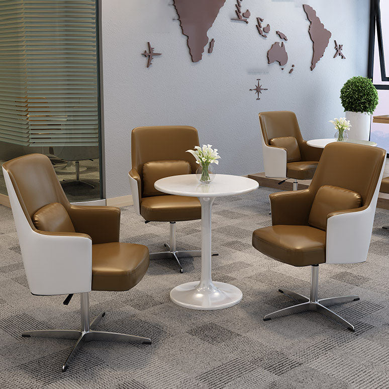 Modern & Contemporary Managers Chair Fixed Arms Height-adjustable Executive Chair