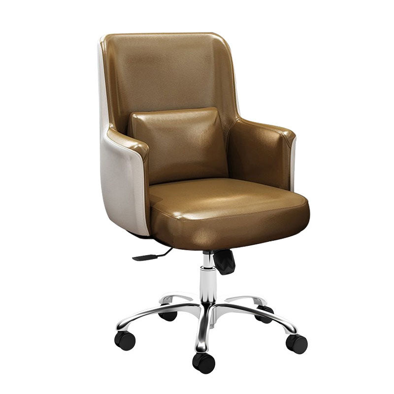 Modern & Contemporary Managers Chair Fixed Arms Height-adjustable Executive Chair