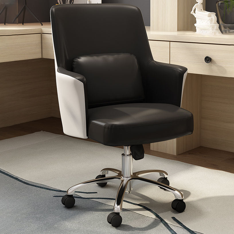 Modern & Contemporary Managers Chair Fixed Arms Height-adjustable Executive Chair