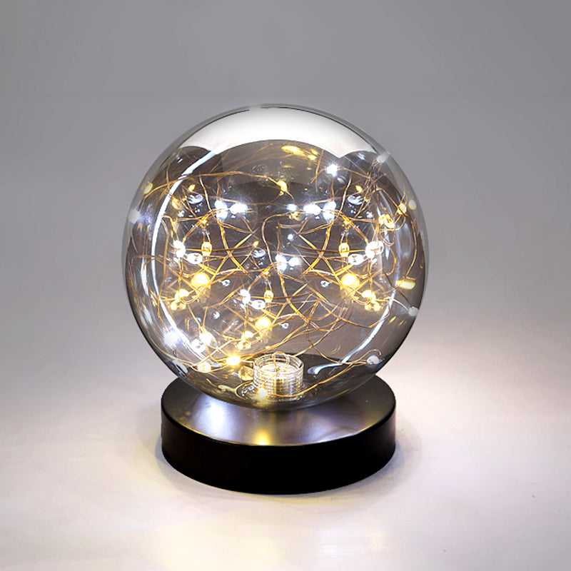 Modern Style Ball Flush Mount Lamp Glass 1 Light Flush Mount Lighting