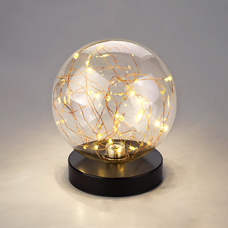 Modern Style Ball Flush Mount Lamp Glass 1 Light Flush Mount Lighting