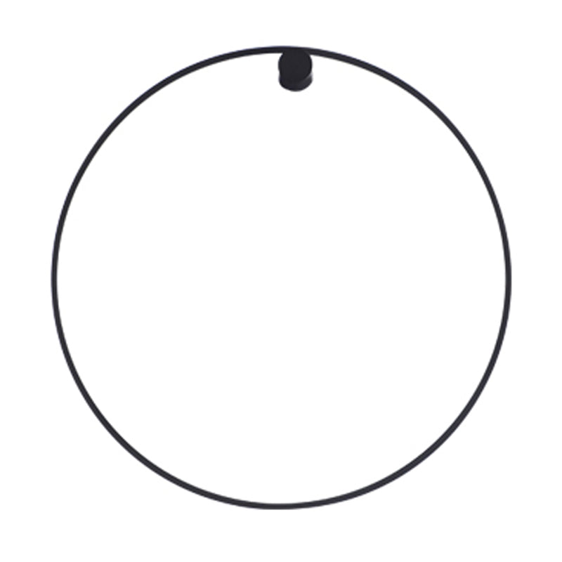 Round Shade Metal Wall Sconce Modern Style 1 Light Wall Mounted Light
