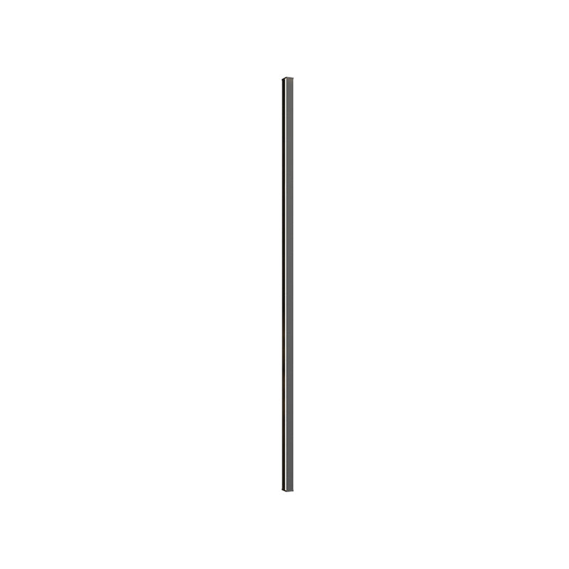 Modern Aluminum Wall Light Black Straight Shape LED Wall Sconce for Outdoors