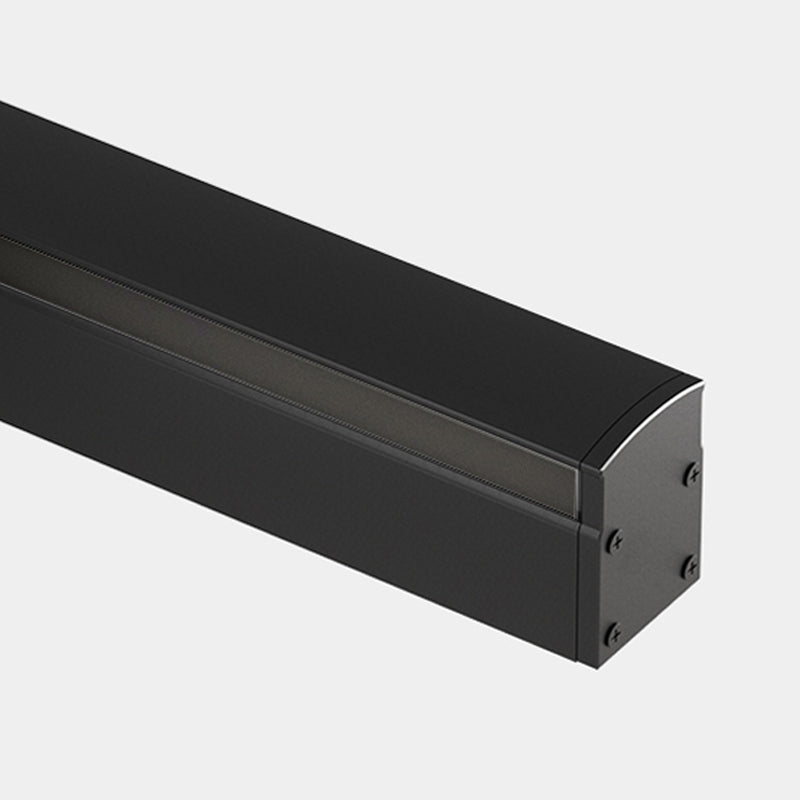 Modern Aluminum Wall Light Black Straight Shape LED Wall Sconce for Outdoors