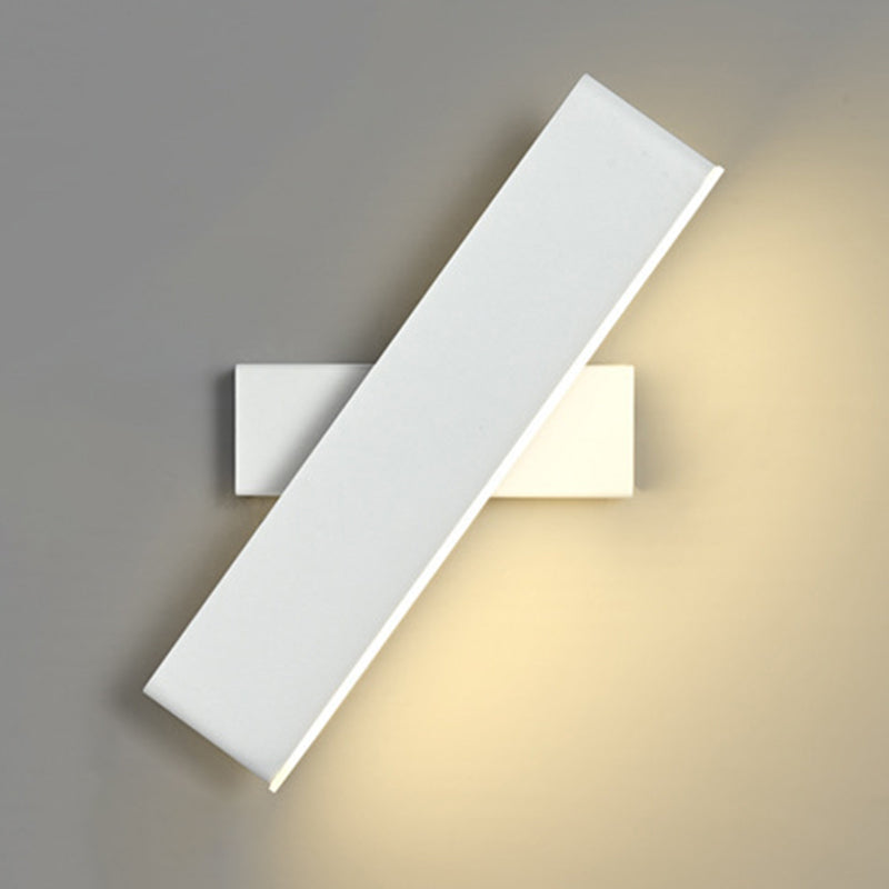 Modern Wall Mount Light 1-Light LED Rotatable Wall Light with Acrylic Shade for Bedside