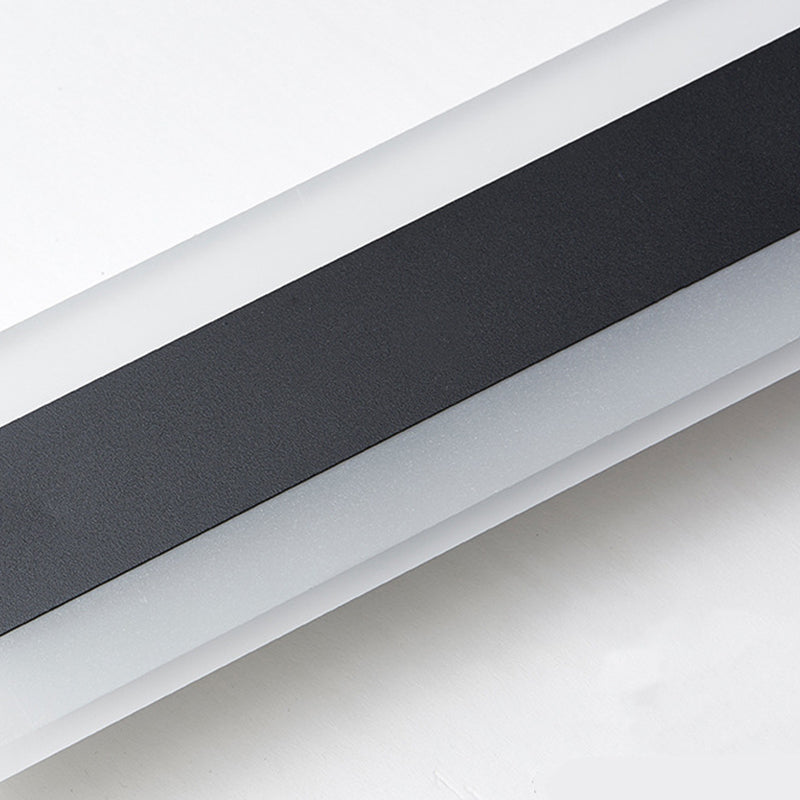 Modern Style Linear Shape Wall Sconce Metal 1 Light Sconce Lighting for Outdoor