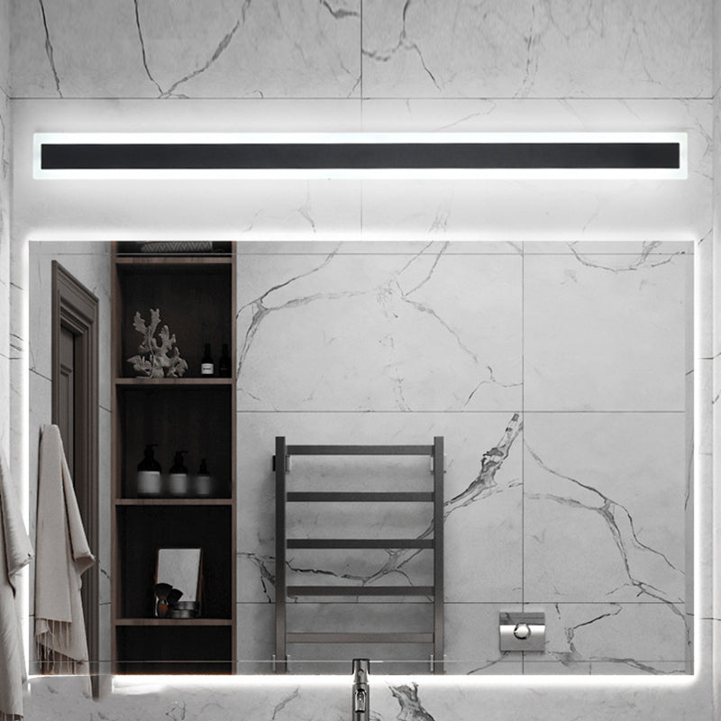 Modern Style Linear Shape Wall Sconce Metal 1 Light Sconce Lighting for Outdoor