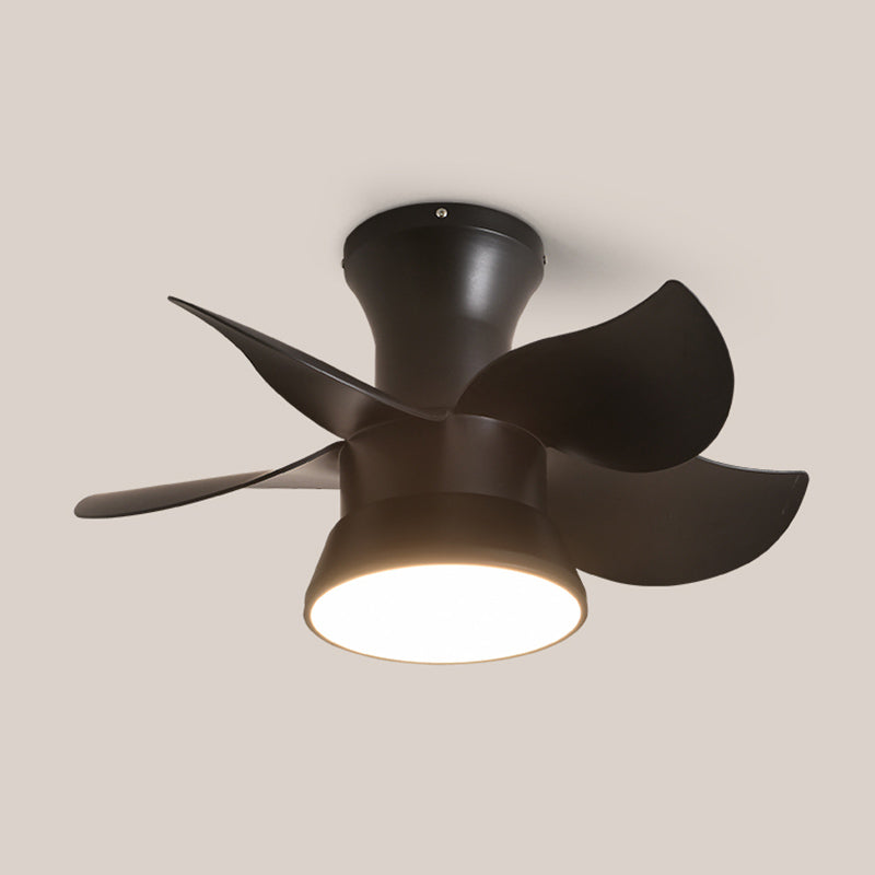 Ceiling Fan Light Metal LED Nordic Ceiling Flush Mount for Kids Bedroom