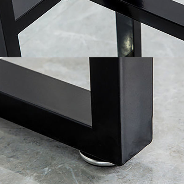 Nordic Rectangle Bar Table 42-inch Height Iron Pedestal Bistro Table