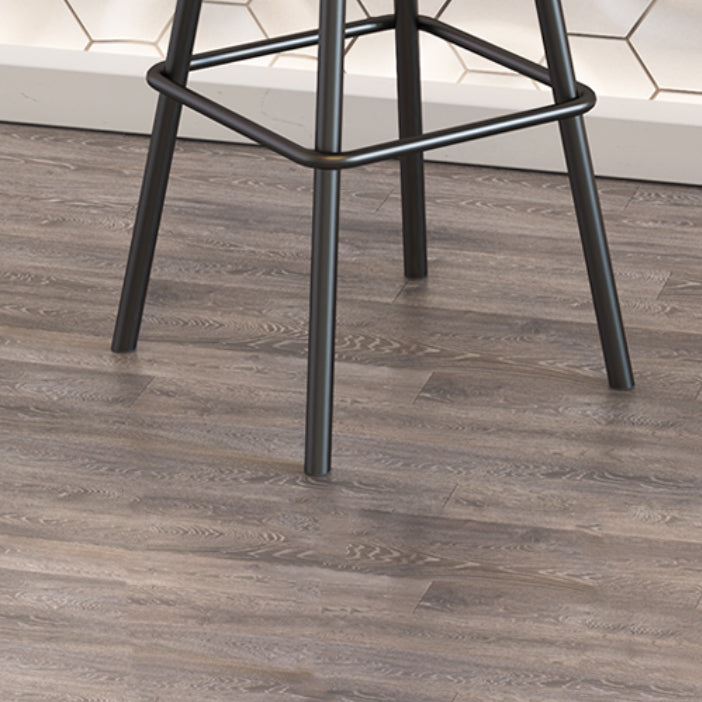 Glam Footrest Round Counter-height Stool Low Back Leather Counter Stool