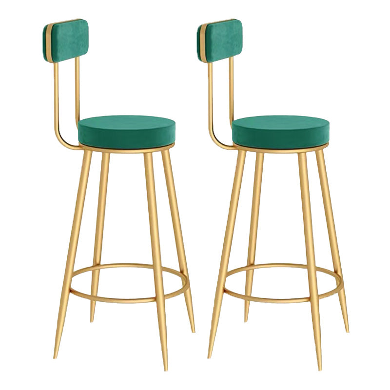 Scandinavian Round Counter & Bar Stool Upholstered Bar Stools for Living Room