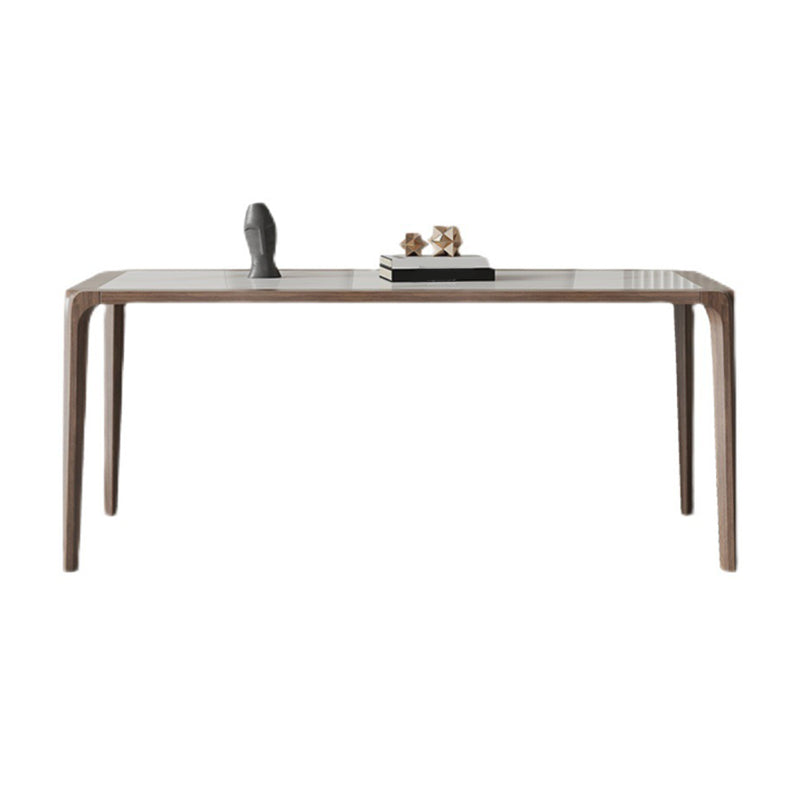 Modern Sintered Stone Top Dining Set Rectangle 1/2/3/5/7 Pieces Dining Room Table Set